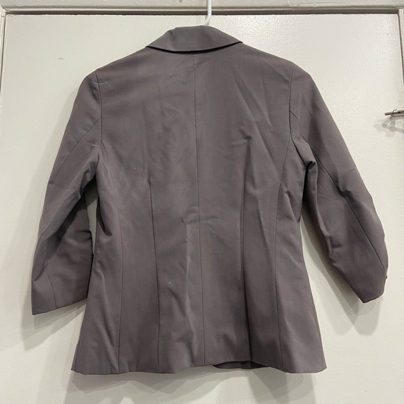 Blazer with ruched 3/4 sleeves - Picture 2 of 4